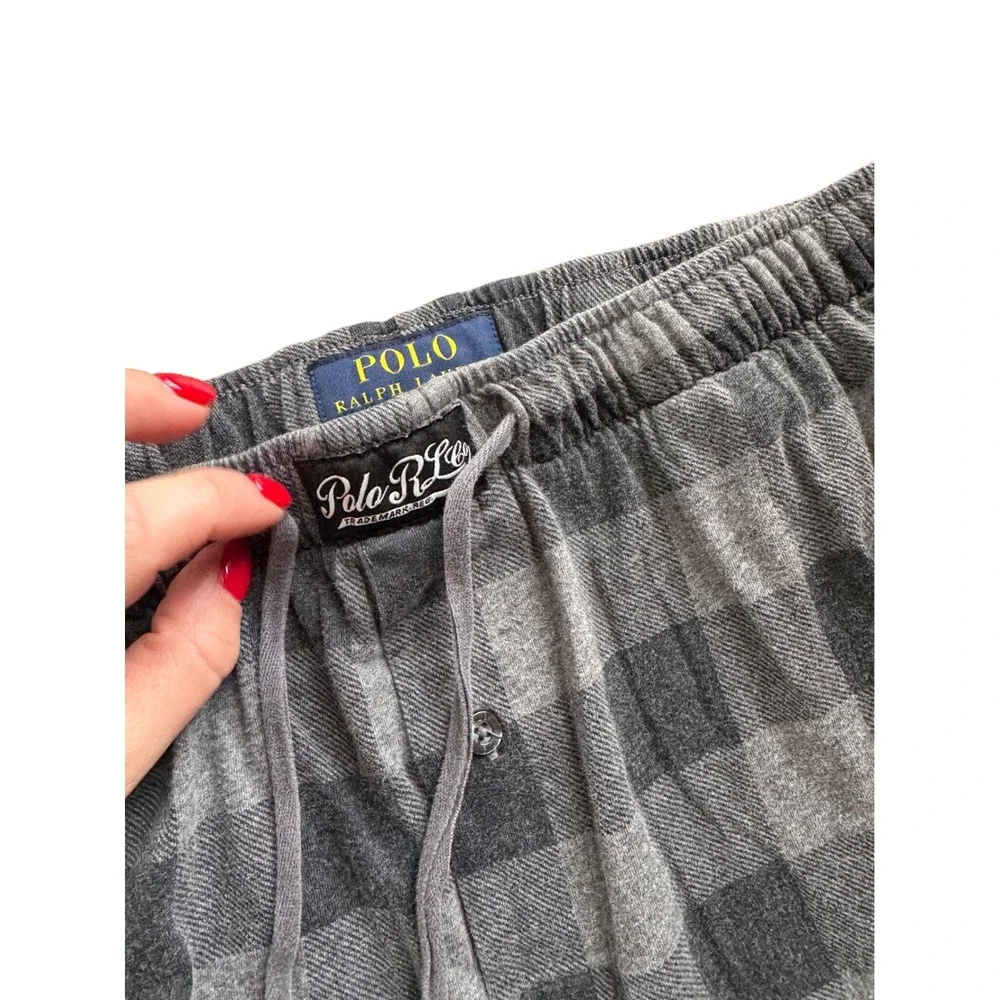 Polo Ralph Lauren Mens‎ Plaid Flannel Pajama Pants Lounge Sleepwear M